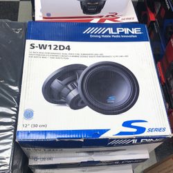 Alpine S-w12d4 On Sale For 139.99 