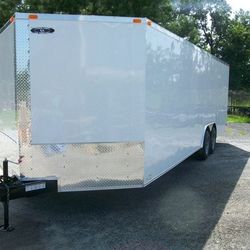 Brand New 8.5 X 20 Enclosed Cargo Trailer With Warranty Title
