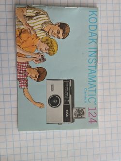 Kodak Instamatic 124 Camera Manual Original