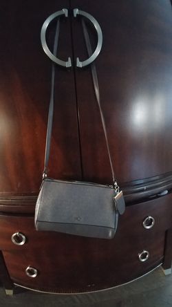 Gray Guess purse