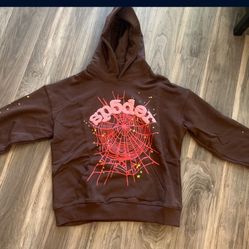 Sp5der Hoodie - Brown