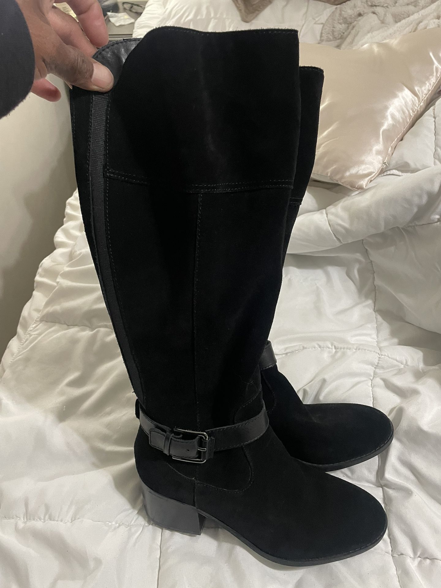 Black Suede Boots