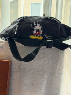 Mickey Mouse Black Fanny Pack