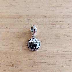 Pandora Charm Happy Halloween Black Cat