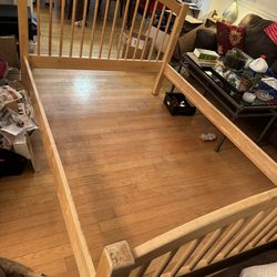 Full sized Maple Bed with Headboard and Footboard
