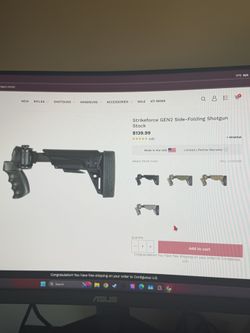 ATI Strikeforce GEN2 Side Folding Stock