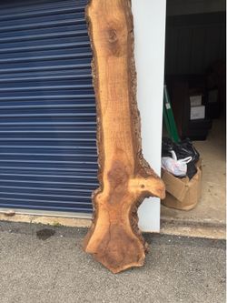 live edge slab designed for crafting furniture 82 1/2” long  23” wide  2” thick