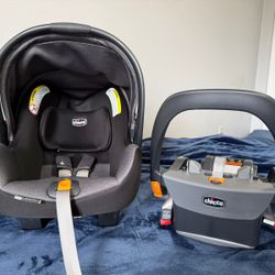 Chicco KeyFit 35 ClearTex Infant Rear-FacingCar Seat and Base for Infants 4-35 lbs