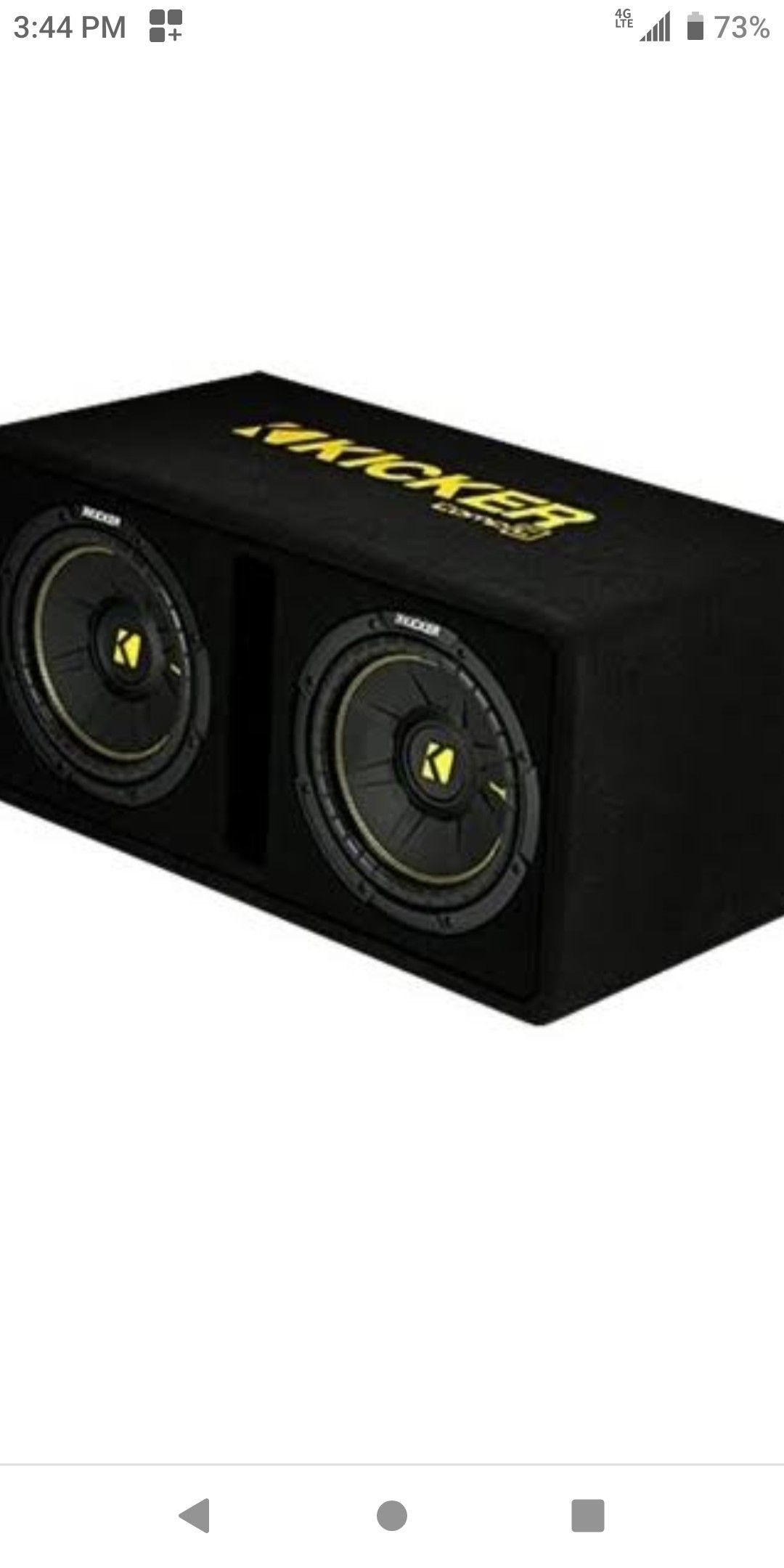 Kicker speakers