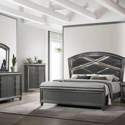 5 Pc Bedroom Set Available In Queen, Cal King / Eastern King. 