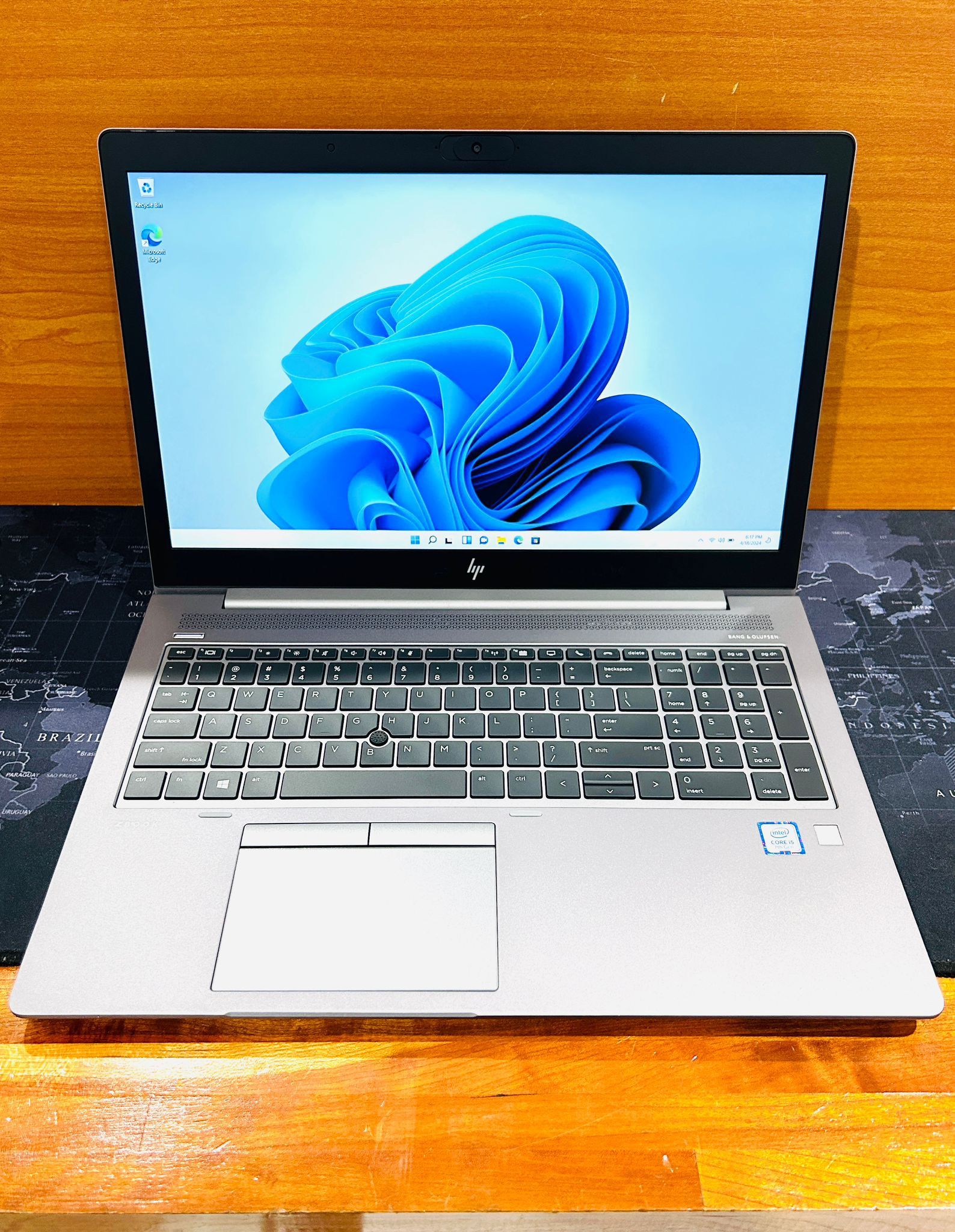 HP ZBOOK 15” i5-7200u 2.71Ghz 8GB RAM 256GB SSD Win 11 Pro Radeon Pro Wx 3100 2GB Graphics!!!