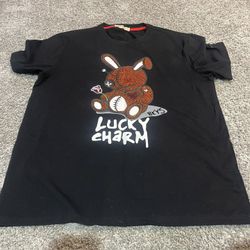 LUCKY CHARM T-SHIRT FOR MEN— SIZE XL —$10