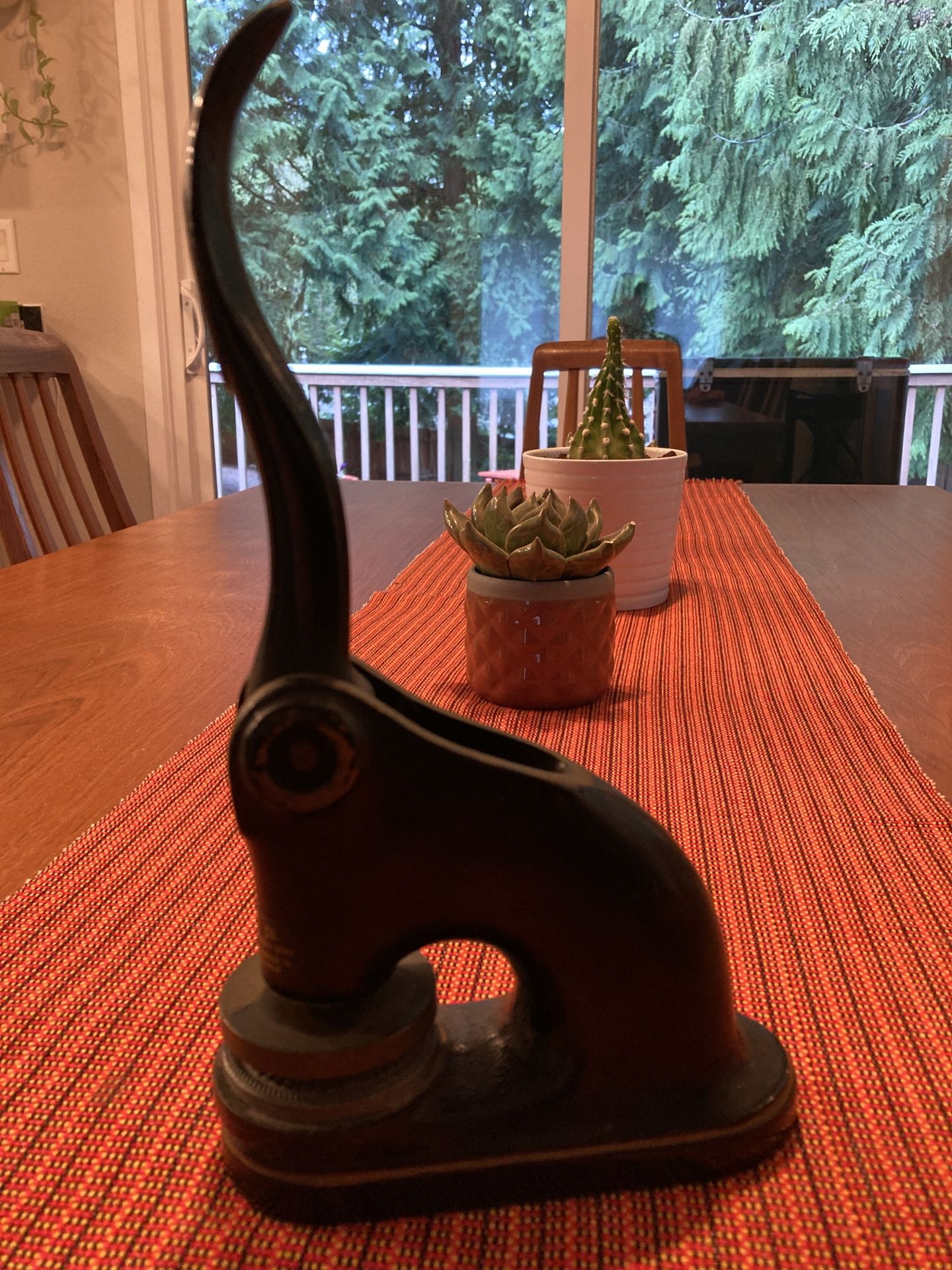 Antique Cast Iron Embosser Rolf Newman Engineer STAMP SEAL