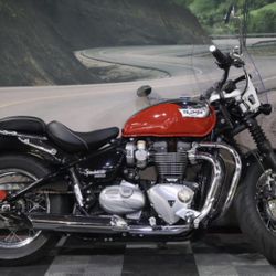 2023 Triumph Bonneville Speedmaster Chrome Edition Diablo Red
