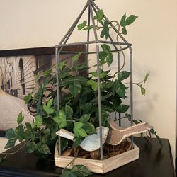 Plant Stand Bird Cage 18” Decorative Bird Cage