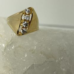 14K GP Stamped Ring Size 6.5