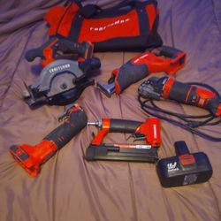 Craftsman Tool Set Including Bag
