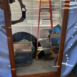 Solid Oak Framed Mirror
