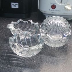 Vintage Glass Trinket Bowls