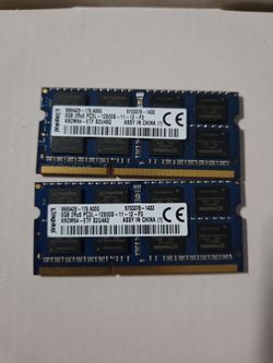 Kingston 16GB (2x8GB) DDR3L PC3L-12800S Laptop RAM