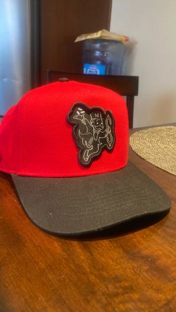 Red and Black Snapback Hat