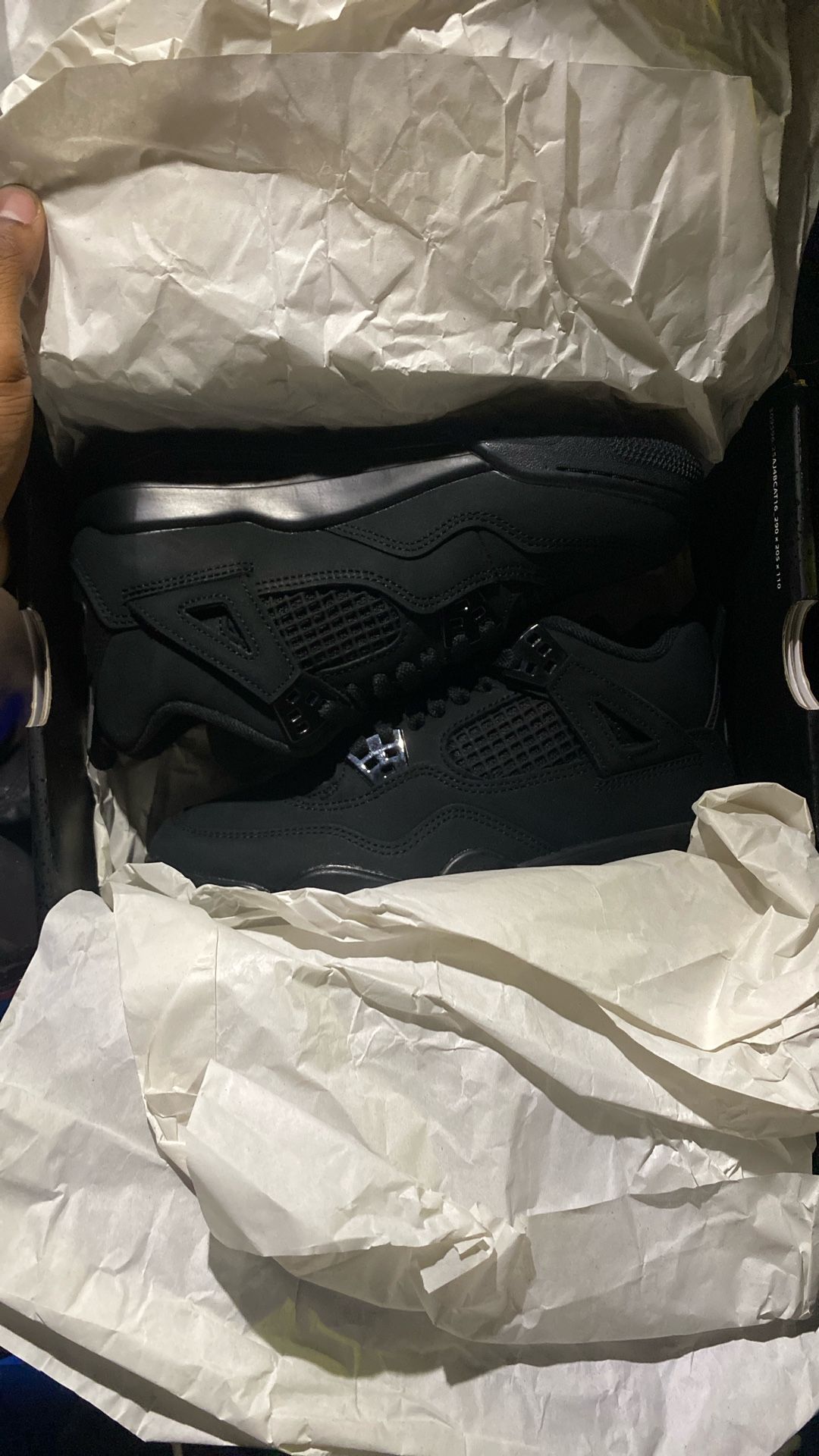 Air Jordan 4 Black Cat Sz 5y