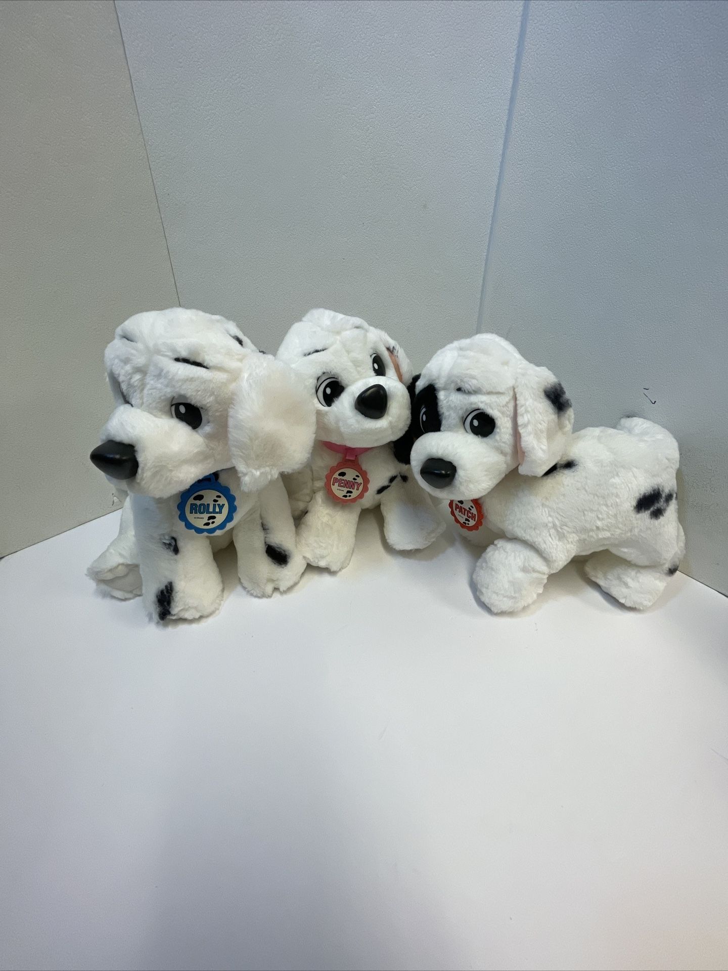 Vintage 1990 Disney 101 Dalmations Mattel Disney Plush Lot 3 - Penny Rolly Patch