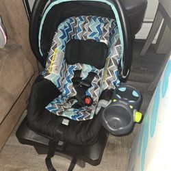 Cribette , Car Seat , & Girls Diaper Bag