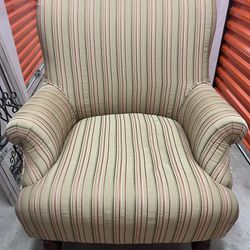Striped Arm Chair