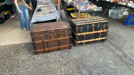 Vintage cedar chest trunks