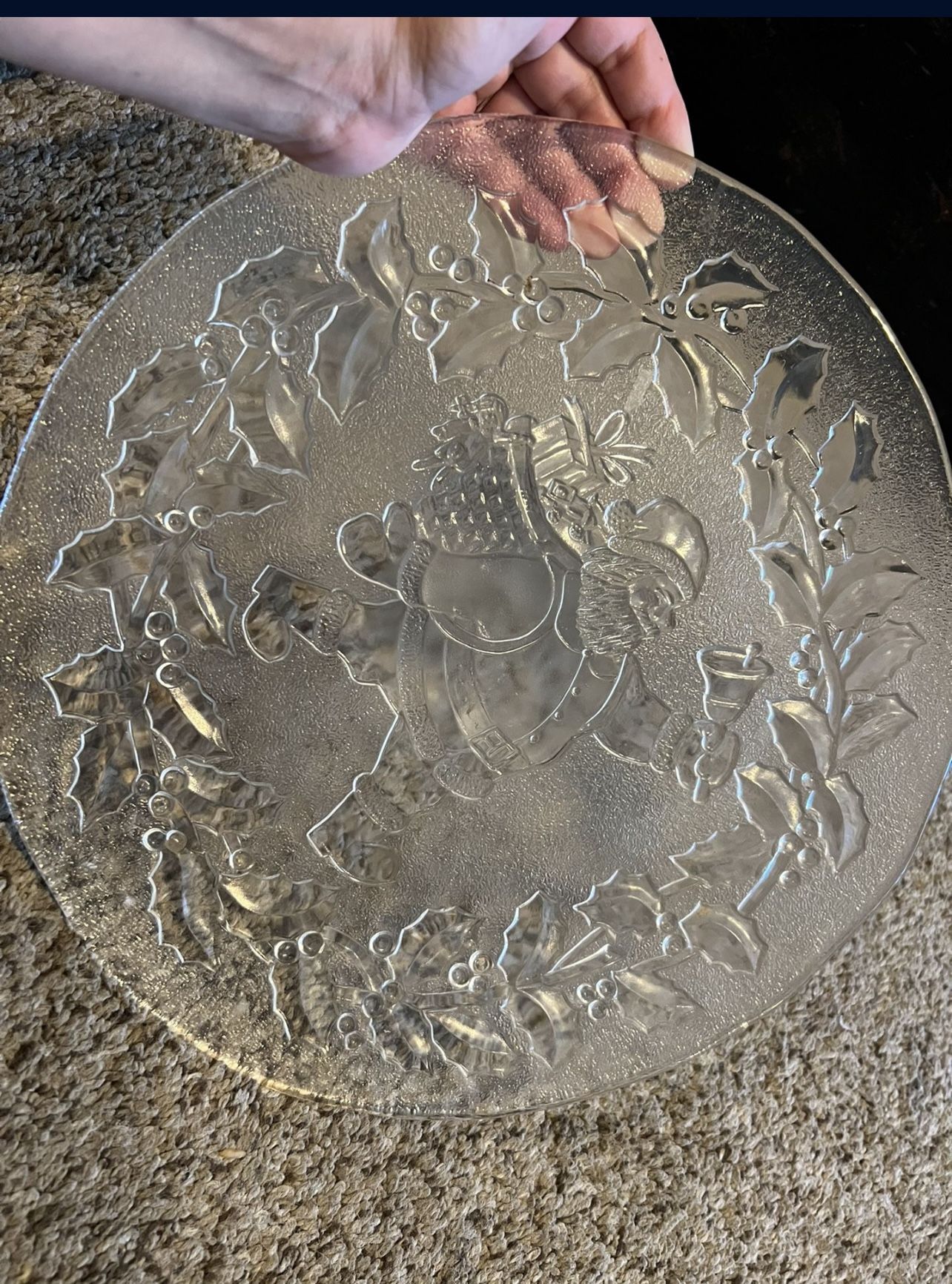 Christmas Plate 12” 