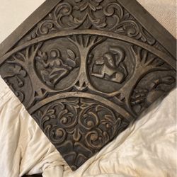 Hand Carved Aries Zodiac - Wall Art