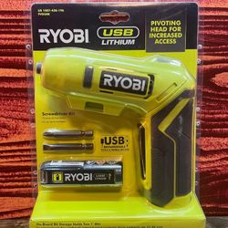 Ryobi (FVD50K) Screwdriver Kit (new sealed)