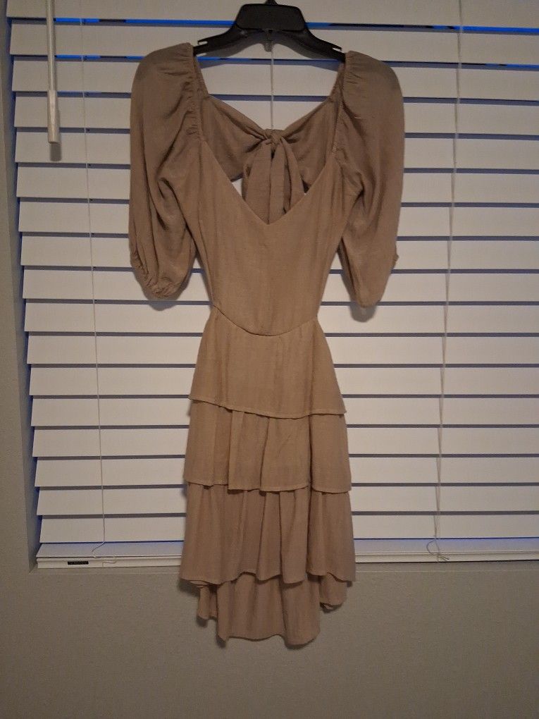 Forever 21 Large Beige Dress 