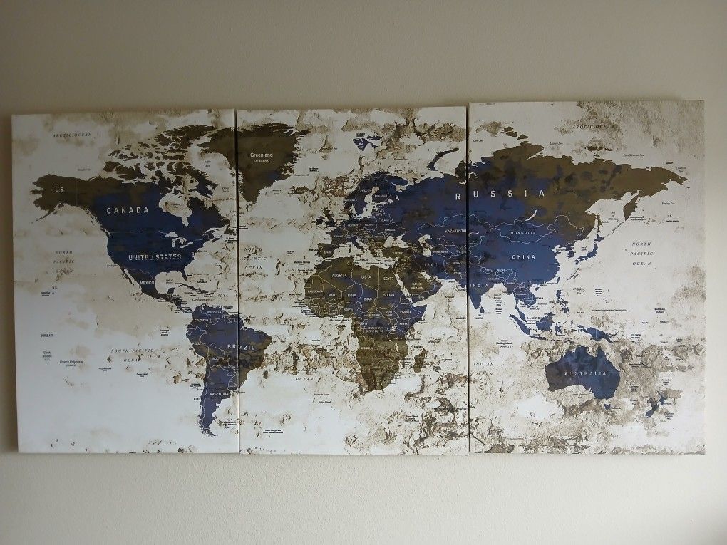 World Map CANVAS