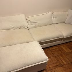3-seat couch w/ ottoman