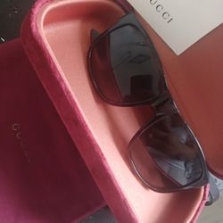GUCCI Sunglasses GG0010s Tortiose Gray