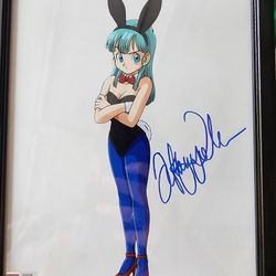 Bulma Autograph With COA