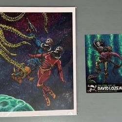 Clash in the Cosmos Print by artist David Lozeau just $10 