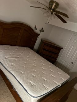 Bed and frame