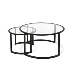 Two Glass Coffee Tables