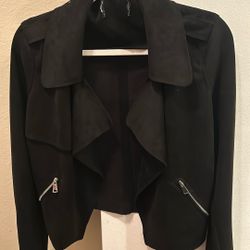 Girl Suede Black Jacket 
