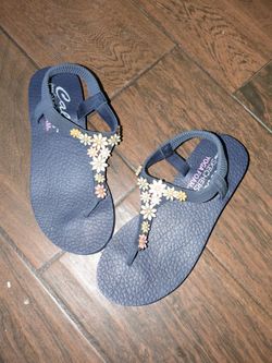 Sandals navy blue size 7