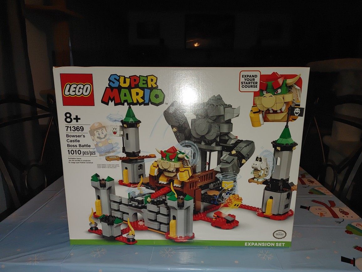 Bowsare's Castle Boss Battle Nintendo Lego Set