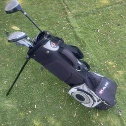 Jr Right Handed Golf Clubs With Standing Bag 