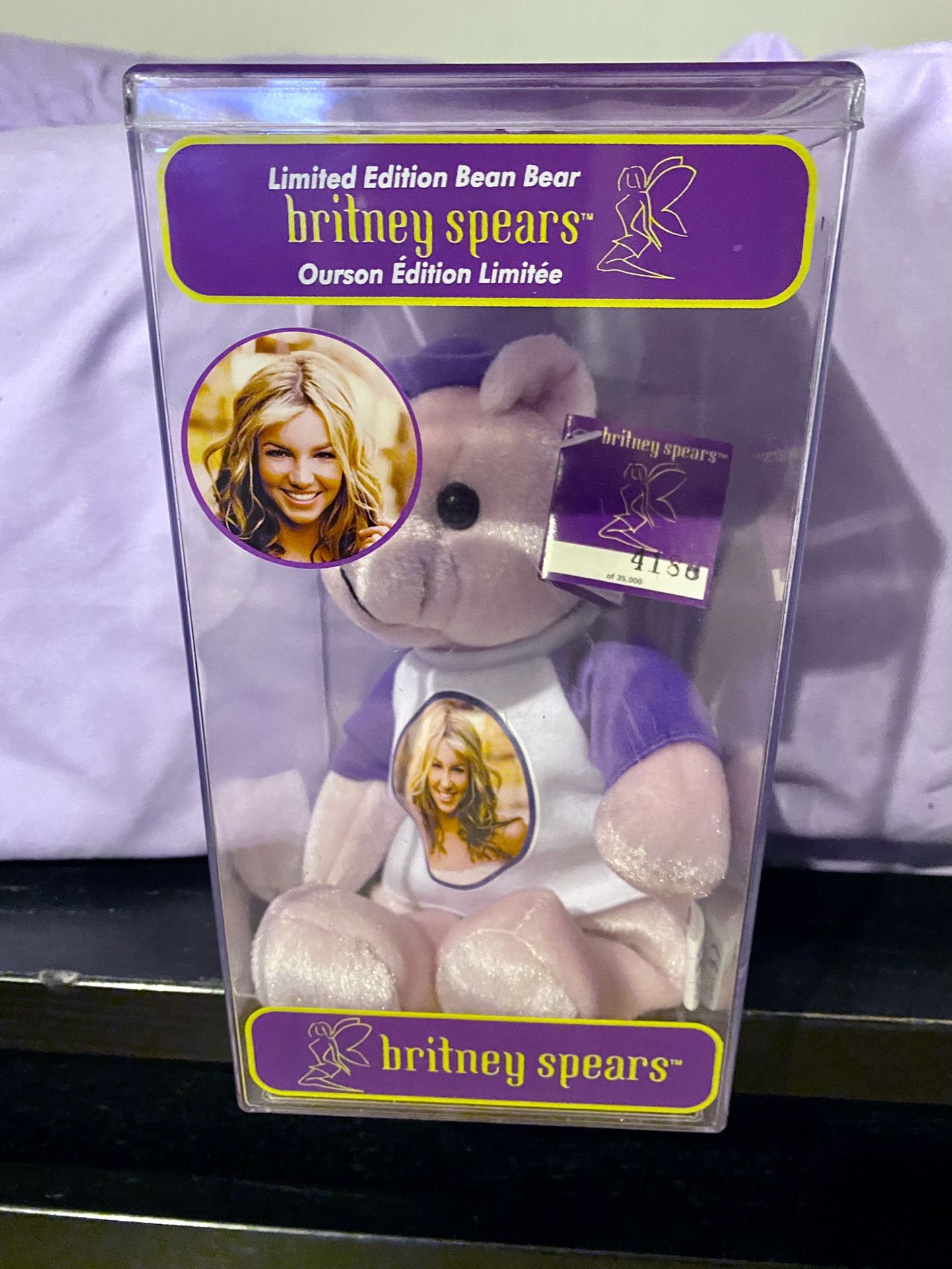 2000 Limited Edition Rare Britney Spears Oops I Did It Again Bean Bear