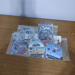 Set Of 5 Sims PS Games