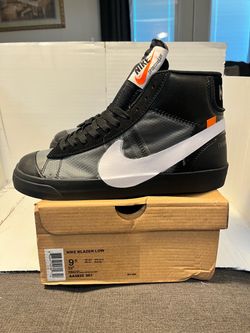 Nike Blazer Off White Black Size 9.5