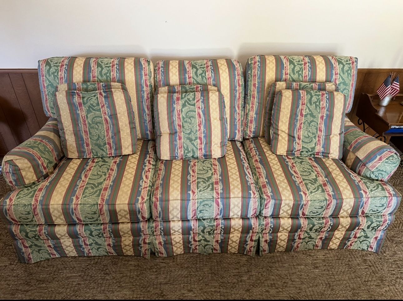 Vintage Sherrill Sofa and Love Seat