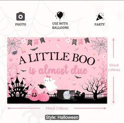 A little boo is almost due banner